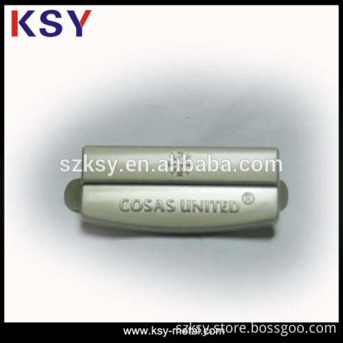 Hot sell nickle metal labels for garment and handbag